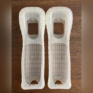 2 Clear WII remote control covers